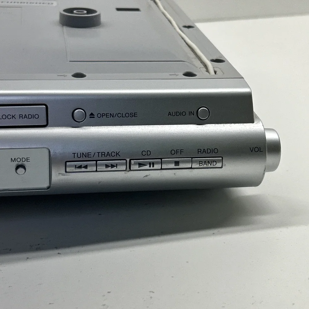 Sony ICF-CDK50 Under Cabinet Kitchen Radio/CD Player Works *No Mounts* No Remote